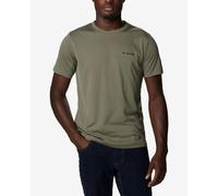 T-shirt Columbia Zero Rules de manica corta verde kaki - S