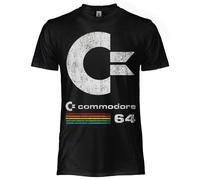 T SHIRT COMMODORE 64 ORIGINALE Donna Uomo Maglia Maglietta cotone videogame
