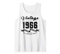T-shirt compleanno vintage 1966 Born in 1966 Canotta