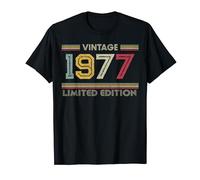 T-shirt compleanno vintage 1977 nato nel 1977 Maglietta
