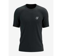 T-shirt Compressport Performance manica corta nero intenso bianco - XL