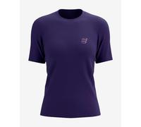 T-shirt Compressport Performance manica corta viola lilla donna - S