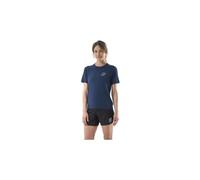 T shirt compressport podium blue donna a manica corta
