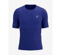 T-shirt Compressport Pro Racing manica corta blu oltremare - L