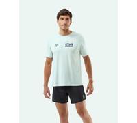 T-shirt Compressport Training UTMB 2025 manica corta azzurro ghiaccio - M