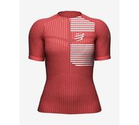 T-shirt Compressport Triathlon Postural manica corta rosa donna - L