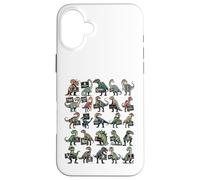 T-shirt con alfabeto dinosauro - ABC Dinosaurs Educational Custodia per iPhone 16 Plus