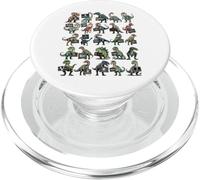 T-shirt con alfabeto dinosauro - ABC Dinosaurs Educational PopSockets PopGrip per MagSafe