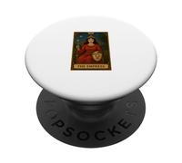 T-shirt con carta dei tarocchi dell'imperatrice dei tarocchi degli arcani maggiori PopSockets PopGrip Adesivo