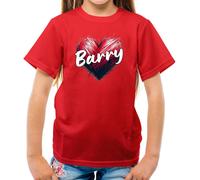 T-Shirt Con Cuore Amore Barry - Concerti Del Cantante Manilow Per Bambini