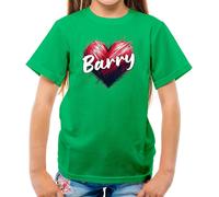 T-Shirt Con Cuore Amore Barry - Concerti Del Cantante Manilow Per Bambini