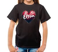 T-Shirt Con Cuore D'Amore Elton - Kids - John ROCKET MAN Festival Gig Tour