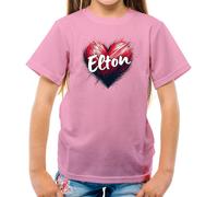 T-Shirt Con Cuore D'Amore Elton - Kids - John ROCKET MAN Festival Gig Tour