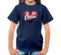 T-Shirt Con Cuore D'Amore Elton - Kids - John ROCKET MAN Festival Gig Tour