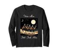 T-Shirt con Design Christian Christian Men Still Seek Him Maglia a Manica