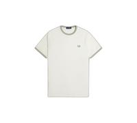 T-shirt con doppio profilo Fred Perry Beige S