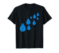 T-shirt con gocce d'acqua Maglietta