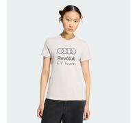adidas performance - T-shirt con grafica "Audi Formula One Team" color gesso perlato-Grigio M
