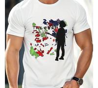 T-shirt con grafica di Robert Smith e The Cure Band, t-shirt da uomo con scollo tondo, 220 g/m², per l'estate, realizzata in puro cotone, manica corta (1 pezzo) T-shirt da uomo a maniche corte e scoll
