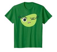 T-shirt con grafica Disney Pixar Inside Out Disgust Halloween Maglietta, Bambini, Verde Mela, 6 anni