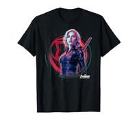 T-shirt con grafica Marvel Infinity War Black Widow Icon Tech Maglietta