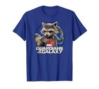 T-Shirt con Grafica Marvel Rocket Guardiani della Galassia Circle Maglietta
