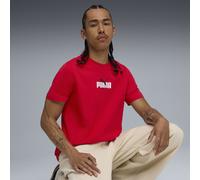 T-shirt con grafica PUMA da uomo, Abbigliamento, Rosso, XS XS