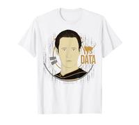 T-shirt con grafica Star Trek Next Generation Data Shot Maglietta