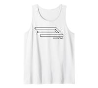 T-shirt con illusioni ottiche a due rebbi o tre? Canotta