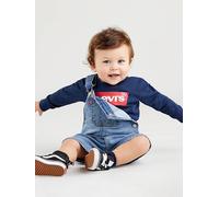 T shirt con logo Batwing neonati Blu / Dress Blues levi > clothing > kids > tops