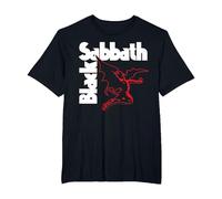 T-Shirt con Logo Black Sabbath Demon Maglietta, Uomo Taglie Grandi, Nero, 4X Tall