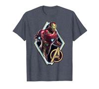 T-Shirt con Logo Iron Man dei Marvel Avengers Endgame Maglietta