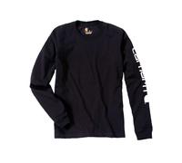 T-shirt con logo sulla manica Carhartt nera L / S XL
