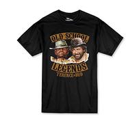 T-shirt con motivo Terence Hill e Bud Spencer “Old School Legends”, nero, Nero , XXXL