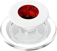 T-shirt con pipistrelli volanti gotico sangue rosso luna PopSockets PopGrip per MagSafe