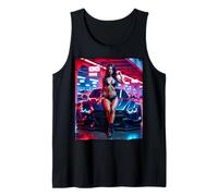 T-shirt con ragazza su di esso - Sexy Pin-Up Girl & Exotic Car Canotta