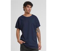 Urban Classics Long Shaped Turnup Tee T-shirt Uomo, Blu (Navy), Medium