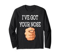 T-Shirt con Scritta in Inglese I 've Got Your Nose - Funny Father's Day Dad Joke Maglia a Manica