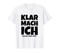 T-shirt con scritta in lingua tedesca "Ich nur H" Maglietta