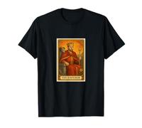 T-Shirt con Scritta The Emperor Tarot Card, Motivo arcani maggiori Maglietta
