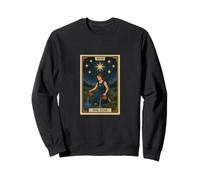 T-Shirt con Scritta The Star dei Tarocchi degli Arcani Maggiori Felpa
