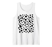 T-shirt con stampa dalmata con motivo dolcetto o scherzetto animale della giungla Canotta
