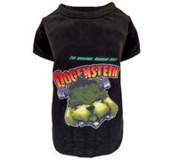 T shirt con stampa modello FRIGHT DOGENSTEIN per cani Croci