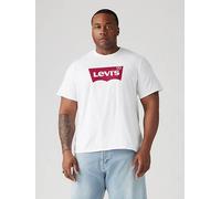 T shirt con stampa (taglie forti) Bianco / White levi > all