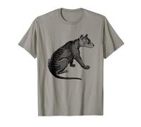 T-shirt con stampa tigre della Tasmania Maglietta