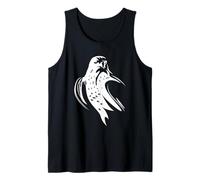 T-shirt con stampa uccello falco pellegrino Canotta