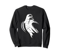 T-shirt con stampa uccello falco pellegrino Felpa