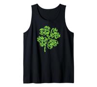 T-shirt con teschio di trifoglio per il giorno di San Patrizio Canotta
