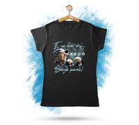 T-Shirt con Testo Canzone E va bene così... Senza Parole per fans di Vasco