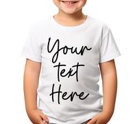 T-shirt con testo corsivo personalizzabile Crea il tuo messaggio Great Gift...
